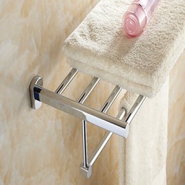 Towel Bars, 1pc High Quality Modern Metal Bathroom Shelf Wall Mounted