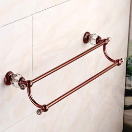 Towel Bars, 1 pc Crystal Copper Towel Bar Bathroom