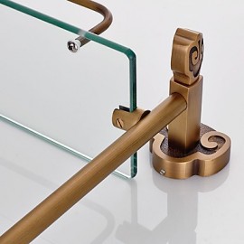 Bathroom Gadgets, 1 pc Contemporary Brass Bathroom Shelf Bathroom