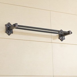 Towel Bars, 1 pc Neoclassical Zinc Alloy Towel Bar Bathroom