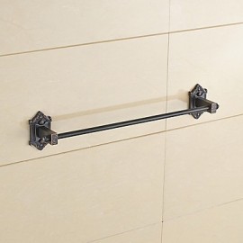 Towel Bars, 1 pc Neoclassical Zinc Alloy Towel Bar Bathroom