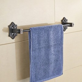 Towel Bars, 1 pc Neoclassical Zinc Alloy Towel Bar Bathroom