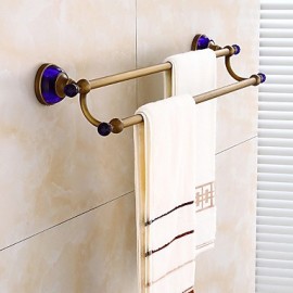 Towel Bars, 1pc High Quality Antique Brass Towel Bar Wall Mounted