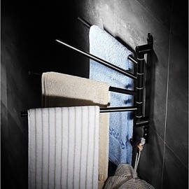 Towel Bars, 1pc High Quality Modern Metal Towel Bar Wall Mounted