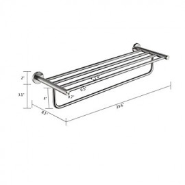 Towel Bars, 1 pc High Quality Stainless Steel Stainless Steel Iron Bathroom Shelf Bathroom