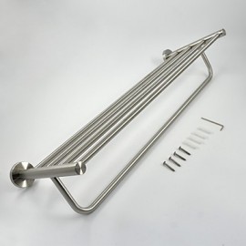 Towel Bars, 1 pc High Quality Stainless Steel Stainless Steel Iron Bathroom Shelf Bathroom