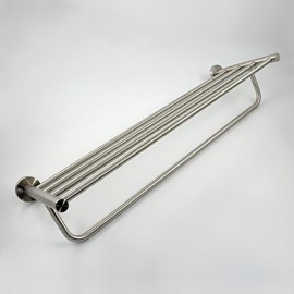 Towel Bars, 1 pc High Quality Stainless Steel Stainless Steel Iron Bathroom Shelf Bathroom