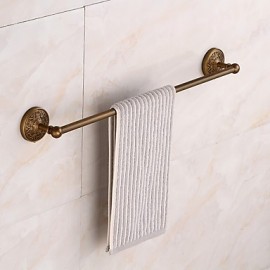 Towel Bars, 1pc High Quality Archaistic Brass Towel Bar Wall Mounted