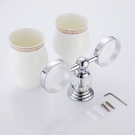 Towel Bars, 1 pc Contemporary Brass Toothbrush Holder Bathroom