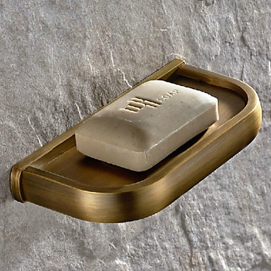  VINSNI Antique Brass Shower Shelf Bathroom Shelf