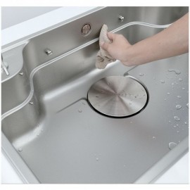 Brushed Stainless Steel Kitchen Sink Without/With Faucet