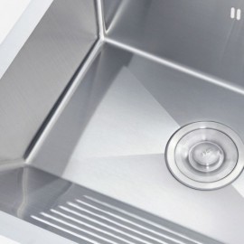 50*48Cm Brushed Stainless Steel Kitchen Sink With Soap Dispenser