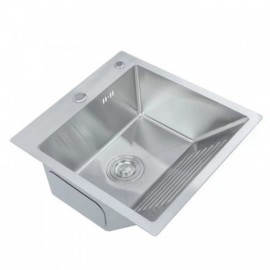 Brushed Stainless Steel Kitchen Sink With Soap Dispenser