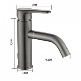 Bathroom Stainless Steel Hot And Cold Basin Faucet