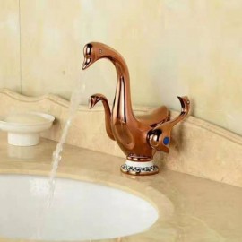 3 Color Copper Hot And Cold Basin Faucet