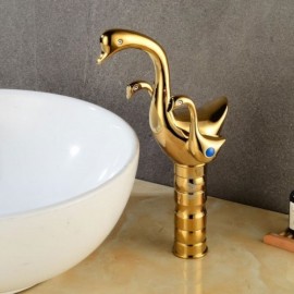 Copper Gold/Rose Gold Basin Mixer For Bathroom