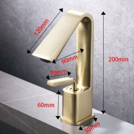 Copper Basin Faucet With 6 Models Cold And Hot Water