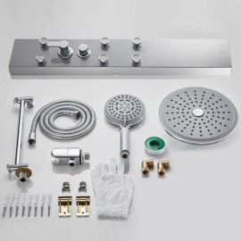 Shower Faucet In Abs Stainless Steel With 3 Functions And 5 Functions Hand Shower