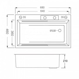 Black Stainless Steel Kitchen Sink Comes With Hot And Cold Faucet