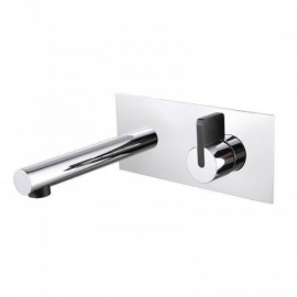 Wall-Mounted Constant Flow Basin Mixer In Chrome-Plated Copper