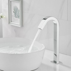 Cold Water Faucet With Infrared Sensor For Chrome-Plated Copper Washbasin