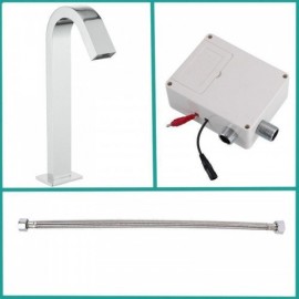 Cold Water Faucet With Infrared Sensor For Chrome-Plated Copper Washbasin