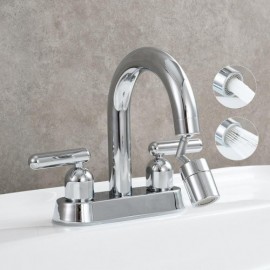 Modern Copper Chrome/Black/Brushed Nickel Basin Mixer Faucet