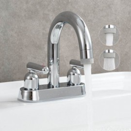 Copper Basin Mixer Dual Function Water Outlet For Bathroom