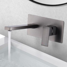 Concealed Copper Basin Mixer Single Handle Zinc Alloy