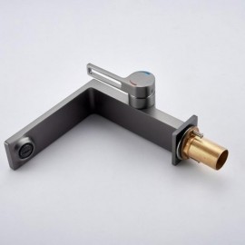 Copper Basin Mixer Hollow Handle For Bathroom