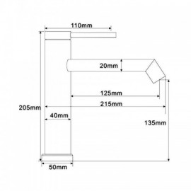 Stainless Steel Basin Mixer For Bathroom 5 Models