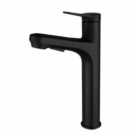 Copper Pull Out Basin Faucet Chrome/Black/Grey Switchable Water Flow