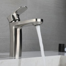 Basin Mixer In Stainless Steel Model Brushed Nickel/Black/Brushed Gold