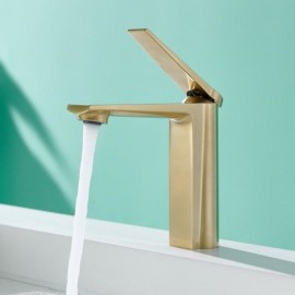 Modern Copper Basin Mixer Single Handle 6 Models For Bathroom