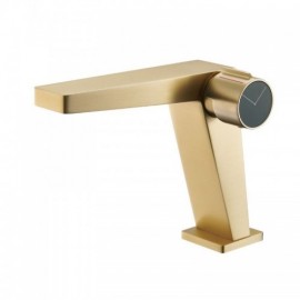 Copper Zinc Alloy Bathroom Basin Mixer Faucet White/Grey/Brushed Gold