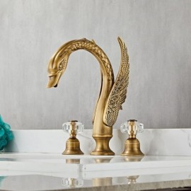 Basin Mixer In Copper Gold/Antique Bronze For Bathroom