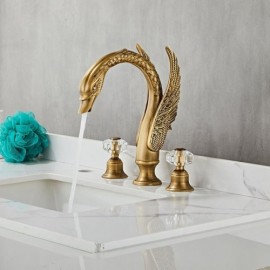 Basin Mixer In Copper Gold/Antique Bronze For Bathroom