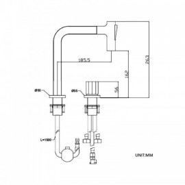 Copper Basin Faucet Pull-Out Nozzle 4 Models For Bathroom