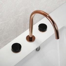 Jade Copper Basin Faucet Chrome/Rose Gold Model