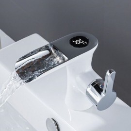 Copper Waterfall Basin Mixer Led Display 5 Models