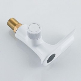 Copper Waterfall Basin Faucet With Constant Current Style Led Display