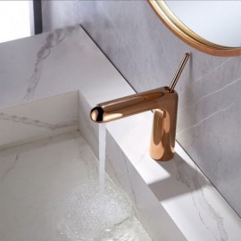 Copper Basin Faucet Cold Hot Water 4 Models For Bathroom