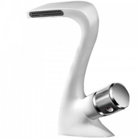 Basin Mixer In White/Black/Gray Copper For Bathroom