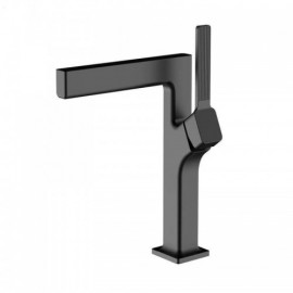 Pattern Single Handle Copper Basin Faucet For Bathroom