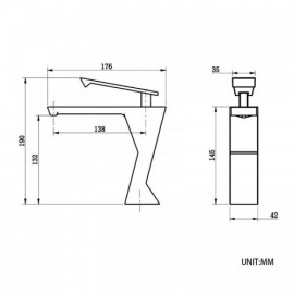 White Copper Basin Mixer For Bathroom