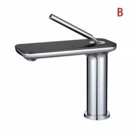 Style A/B Single Handle Copper Lavatory Faucet