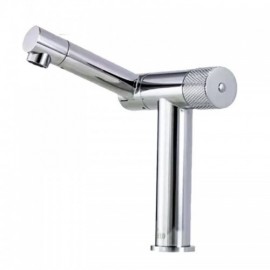 Copper Gray/Chrome Folding Basin Faucet Constant Flow Bathroom Faucet