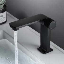 Modern Sink Faucet In Black Copper/Chrome/Gold