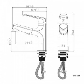 Modern Copper Basin Faucet With 6 Models For Bathroom