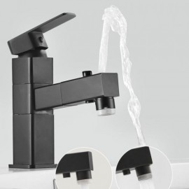 Copper Basin Faucet With Mouthwash Hole 5 Colors Available